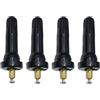 JNNJ 4 Pezzi Stelo Della Valvola TPMS, Stelo Della Valvola TPMS Sistema Di Monitoraggio Della Pressione Degli Pneumatici, Sensore Monitoraggio Pressione(Rifilatura ad angolo retto a 90°)