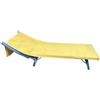 Seamar Telo Lettino Tinta Unita in Spugna 100% Cotone con 3 Tasche Posteriori 70x205cm (Giallo)