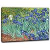 Niik Quadro + Telaio (BC) gli iris di vincent van gogh 80 x 60 x 1,7 cm falso d'autore stampa su tela