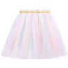 CAMILIFE Bambine Ragazze Gonna Tutù Arcobaleno Gonna Tutu Paillettes Gonna colorata Gonna Principessa Gonna Mini Gonna Tulle Fascia elastica in vita Dolcemente adorabile - Multicolore Taglia del Produttore 130