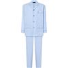 El Búho Nocturno Pigiama Uomo Lungo Cotone 100% - Popeline Set Classico Due Pezzi Giacca Maniche Lunghe Bottoni - Abbigliamento Notte Ospedale Leggero Autunno Estate Taglie Forti - Fil-à-Fil, XL