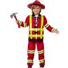Boland - Costume da pompiere per bambini, 3 pezzi, costume in maschera per feste a tema, Halloween o carnevale, vigili del fuoco