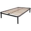 Somnus SANA SomnusSana - Rete in Ferro con Piedi e Doghe in Legno cm 110x190 H35 una piazza mis. personalizzata