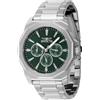 Invicta Speedway Orologio Uomo Quarzo - Acciaio Inossidabile - 42mm, Argento/Verde