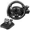 SilteD Volante per PC Volante da corsa a doppio motore per giochi, volante con rotazione di 270 gradi per PS3/PS4/XBOX ONE/Xbox 360/NS Switch/PC/Android, con pedali, cambio di marcia