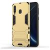 CHcase Custodia for Samsung Galaxy M30, CHcase 2 in 1 Armour Hybrid Dual Layer Armatura Defender PC + TPU Custodie Case Cover con supporto per Samsung Galaxy M30 -Gold