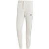 adidas Essentials Fleece Tapered Cuff 3-Stripes Pants - Pantaloni Uomo, alumina,