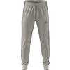 adidas Essentials French Terry Tapered Cuff 3-Stripes Pants - Pantaloni Uomo, alumina,