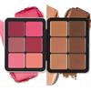 Générique 12 colori per tavolozza, blush pallet, waterproof, long wearing full Coverage Makeup for Flawless Skin, Cream Blush Palette for All Skin. (Serie colore pallido)