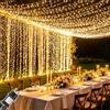 Cozymeow 2 Pezzi Luci Esterno Cascata 6x3m 600 LED Tenda Luminosa