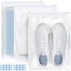 Euleryoo 30Zip Impermeabili e Opachi, Buste in Plastica per Abbigliamento, Biancheria Intima, Asciugamani, Cosmetici, Organizer da Viaggio