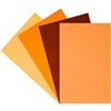 INNSPIRO Set 4 fogli gomma EVA autunno 20 x 30 cm x 1 mm, colori assortiti, 20 x 30 cm