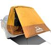 Hasika Tenda da campeggio per 2 persone, facile da montare, impermeabile in 120 secondi, 3000 mm, UPF 50+, giallo (grande)