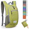 G4Free Piccolo zaino pieghevole 10/15 L leggero e pieghevole Zaino da viaggio all'aperto Borsa a tracolla, Piastrelle rosa, 10Liters
