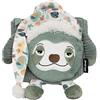 Les Déglingos Zaino in velluto CHILLOS Le Pigro, unisex bambino, verde, 1 unità (confezione da 1), verde, 1 Unité (Lot de 1)