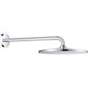 Grohe 26558000 Rainshower Mono Set Soffione Doccia a Parete Sporgenza, 1 Getto, Cromo, Tondo, EcoJoy