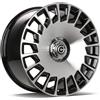 Cerchi in lega Carbonado Rebellion 9.5x19 Bfp - Black Front Polished
