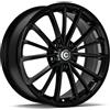 Cerchi in lega Carbonado Win 7.5x18 Bg - Black Glossy