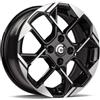 Cerchi in lega Carbonado Zombie 6.0x15 Bfp - Black Front Polished