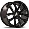 Cerchi in lega Carbonado Electric 9.5x19 Bg - Black Glossy