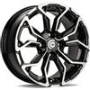 Cerchi in lega Carbonado Explode 6.5x15 Bfp - Black Front Polished