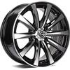 Cerchi in lega Carbonado Raven 6.5x15 Bfp - Black Front Polished
