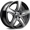 Cerchi in lega Carbonado Gtr Sports 1 5.5x13 Bfp Black Front Polished