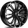 Cerchi in lega Carbonado Panther 6.5x16 Bfp - Black Front Polished