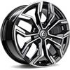 Cerchi in lega Carbonado Price 6.5x16 Bfp - Black Front Polished