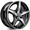 Cerchi in lega Carbonado Crow 5.5x13 Bfp - Black Front Polished