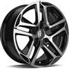 Cerchi in lega Carbonado Nice 7.0x16 Bfp - Black Front Polished