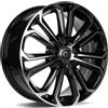 Cerchi in lega Carbonado Panther 6.5x15 Bfp - Black Front Polished