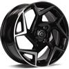 Cerchi in lega Carbonado Clipper 6.5x15 Bfp - Black Front Polished