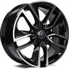 Cerchi in lega Carbonado Force 6.5x16 Bfp - Black Front Polished