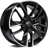 Cerchi in lega Carbonado Force 6.5x15 Bfp - Black Front Polished