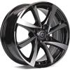 Cerchi in lega Carbonado Marseille 6.5x15 Bfp - Black Front Polished