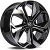 Cerchi in lega Carbonado Raptor 6.5x15 Bfp - Black Front Polished
