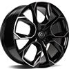 Cerchi in lega Carbonado Beast 6.5x16 Bfp - Black Front Polished