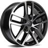 Cerchi in lega Carbonado Ice 6.0x15 Bfp - Black Front Polished