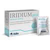 Fidia Farmaceutici Iridium Garze - 20 Garze Sterili Monouso, per il Trattamento Perioculare dell'Adulto e del Bambino, 100% Cotone, Imbevute con Principi Naturali, Detersione Oculare