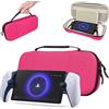 TECHGEAR PS Portal Case, custodia rigida protettiva da viaggio e custodia compatibile con Sony Playstation Portal Remote Player e accessori [rosa]