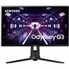 Samsung Monitor Gaming Odyssey G3 (F27G33), Flat, 27, 1920X1080 (Full Hd), Va, 144 Hz, 1 Ms, Freesync Premium, Hdmi, D-Sub, Display Port, Nero, ‎61.6 x 60.5 x 27.8 cm; 6.6 Kg