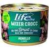 CT-TRONICS Life Dog Mixer Crocc Cibo umido per cani, confezione da 10 lattine x 150 g (agnello)
