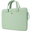 jooeer 15,6 Pollici Custodia Protettiva per Laptop Compatibile con 15,6 Pollici Laptop Computer, 16 Pollici Macbook Pro, Borsa da Trasporto per Computer Leggera Sottile con Maniglia, Verde