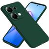 EASSGU Custodia per Redmi Note 13 Pro 4G / POCO M6 Pro 4G (6.67 Inches), Cover Morbida in Silicone TPU - Verde scuro