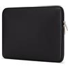 JOOEER 15,6 Pollici Impermeabile Custodia Laptop Sleeve in pelle PU per 15,6 Pollici Laptop Computer Notebook, Custodia Protettiva Sottile per Computer per Uomini Donne, Nero