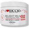 Ilovericcio I Love Riccio Delight Milk, Maschera Per Capelli Mossi e Ricci Sottili, Maschera Idratante e Nutriente Per Capelli Ricci Nutriti, Elastici e Leggeri, Protegge da Umidità e Aridità, 250 ml