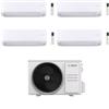 Bosch Climatizzatore Quadri Split Climate 6000i 9+9+12+12 con 5000M 105/4 E Inverter R 32 Wi-Fi Optional Classe A++ ,