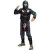 Boland - Costume da ninja per bambini, 5 pezzi, costume in maschera per feste a tema, Halloween o carnevale, combattente