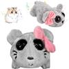 Vibbang Hamster Meme Peluche, Sad Hamster Peluche, Giocattoli di Peluche Criceto Triste,Peluche Criceto Carino con Suono di Violino Incorporato,Peluche a Forma di Criceto per Bambini Regali per Adulti